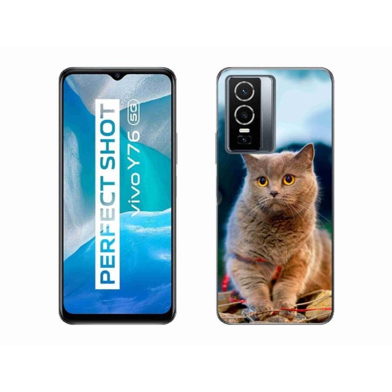 Gél védőburkolat mmCase a Vivo Y76 5G készülékhez - Brit kék 2