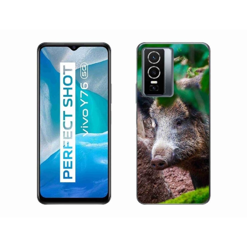 Zselés borítás mmCase a Vivo Y76 5G - vaddisznóhoz