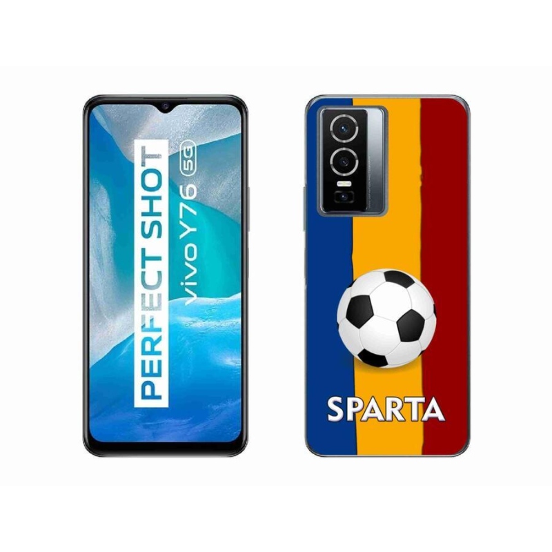 Zselés borítás mmCase a Vivo Y76 5G készülékhez - futball 1