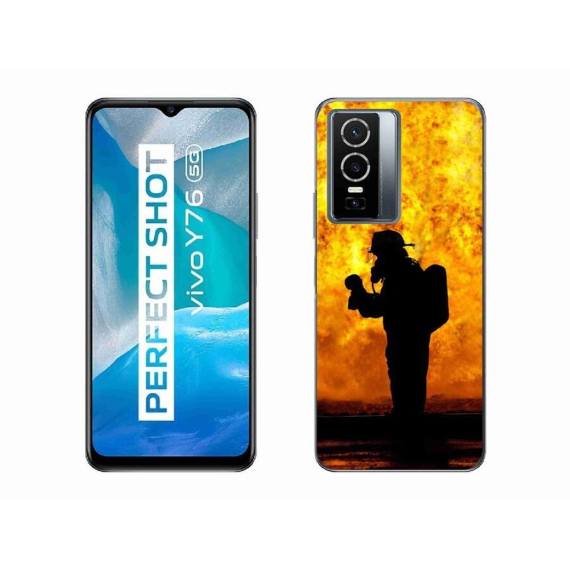 Gél borítás mmCase a Vivo Y76 5G készülékhez - tűzoltó