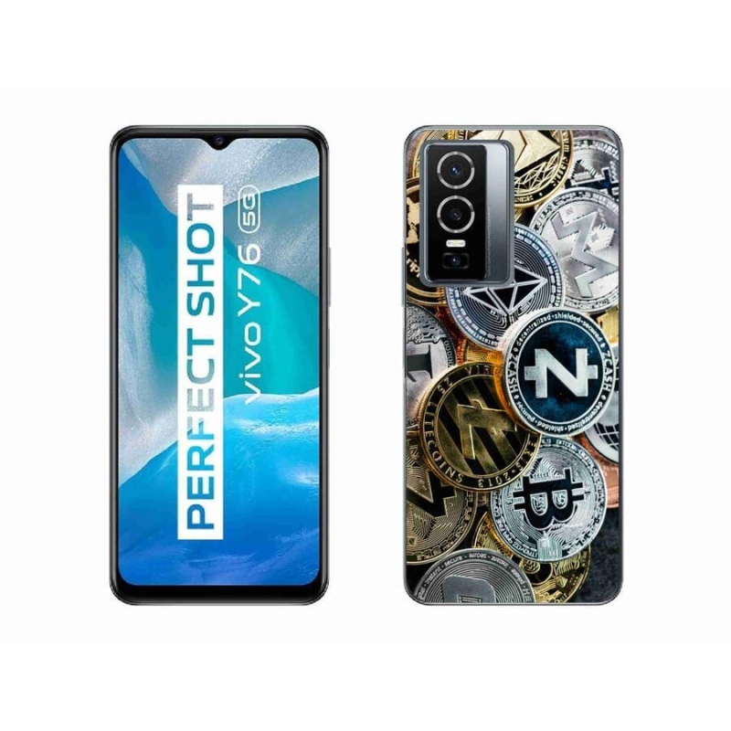 Gélburkolat mmCase a Vivo Y76 5G számára - kriptovaluták
