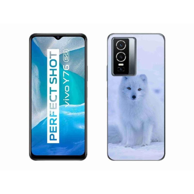 Zselés borítás mmCase a Vivo Y76 5G készülékhez - polár róka
