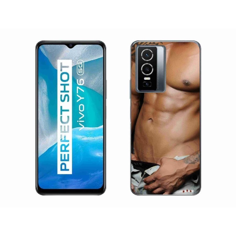 Gél borító mmCase a Vivo Y76 5G készülékhez - szexi férfi
