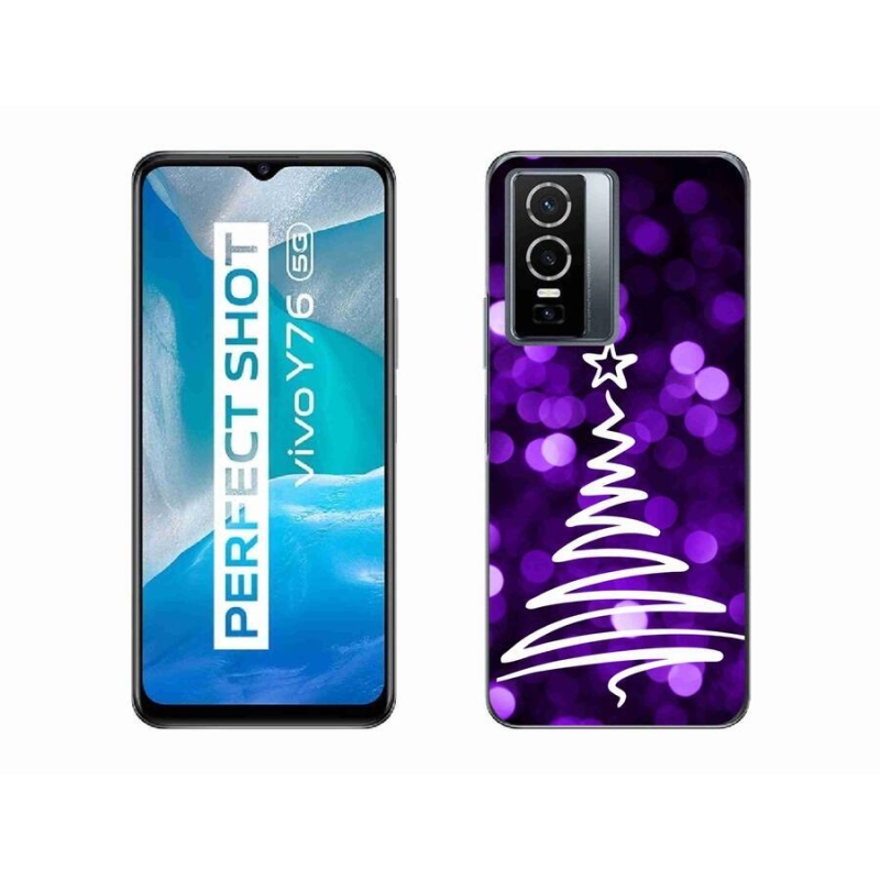 Zselés borítás mmCase a Vivo Y76 5G készülékhez - fa