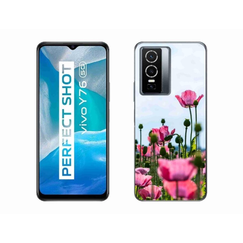 Zselés borítás mmCase a Vivo Y76 5G készülékhez - mákos színű