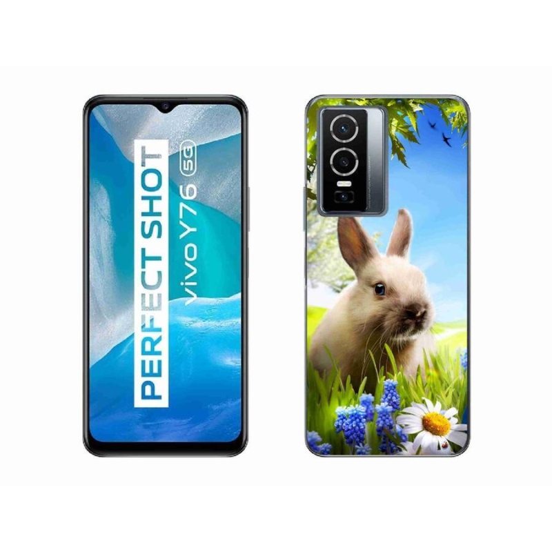 Gél borítás mmCase a Vivo Y76 5G készülékhez - nyuszi