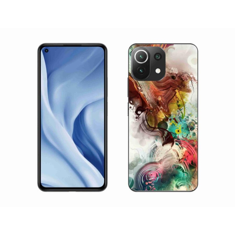 Gél borítás mmCase a Xiaomi 11 Lite 5G NE számára - absztrakt 1