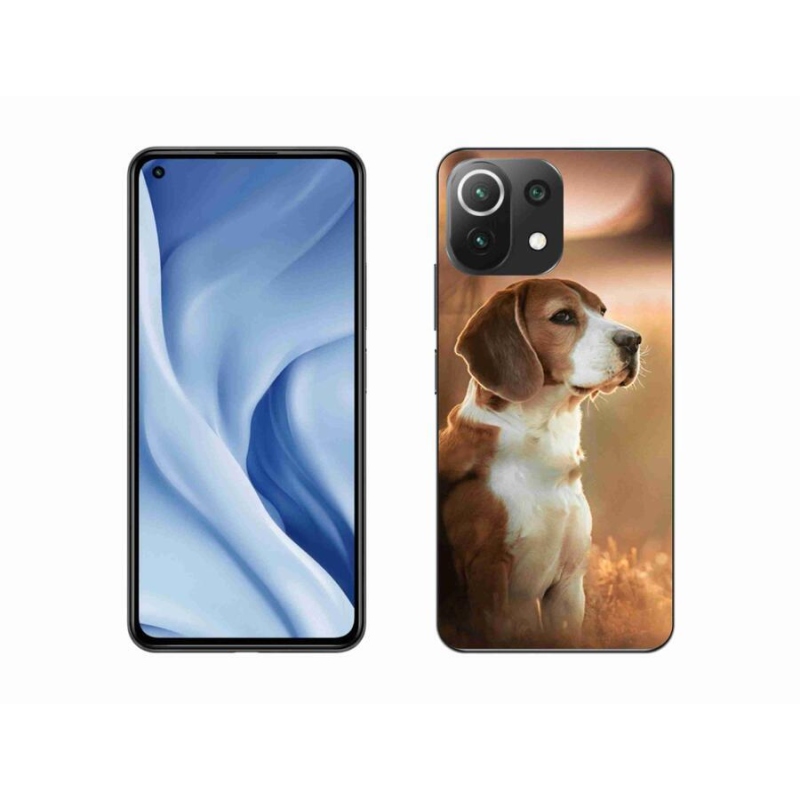 Gél borítás mmCase a Xiaomi 11 Lite 5G NE számára - bézs színű