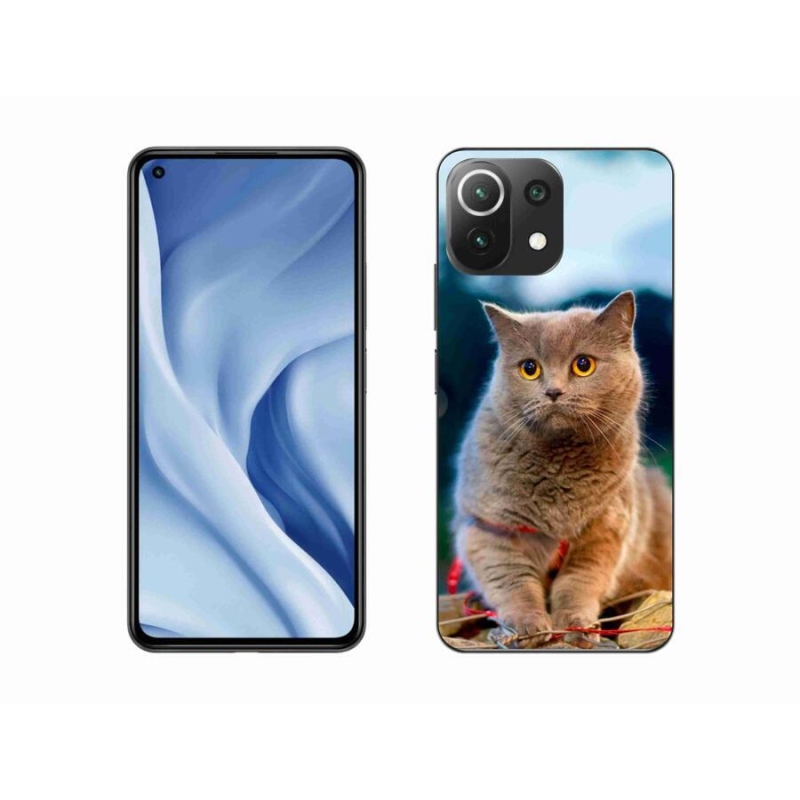 Gél borítás mmCase a Xiaomi 11 Lite 5G NE számára - Brit kék 2