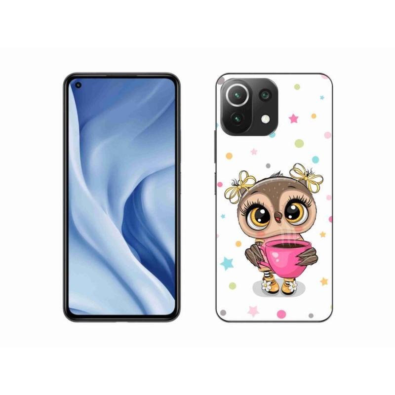 Gél borító mmCase a Xiaomi 11 Lite 5G NE számára - rajzfilm bagoly
