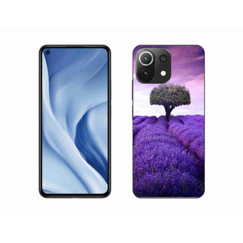 Gél borítás mmCase a Xiaomi 11 Lite 5G NE számára - levendula rét