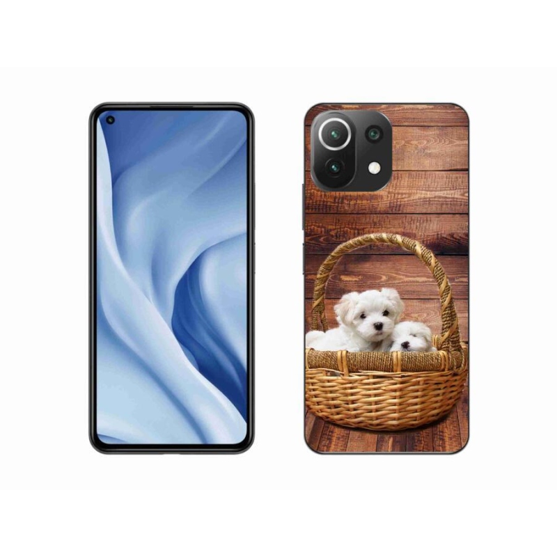 Gélburkolat mmCase a Xiaomi 11 Lite 5G NE számára - kölyökkutyák