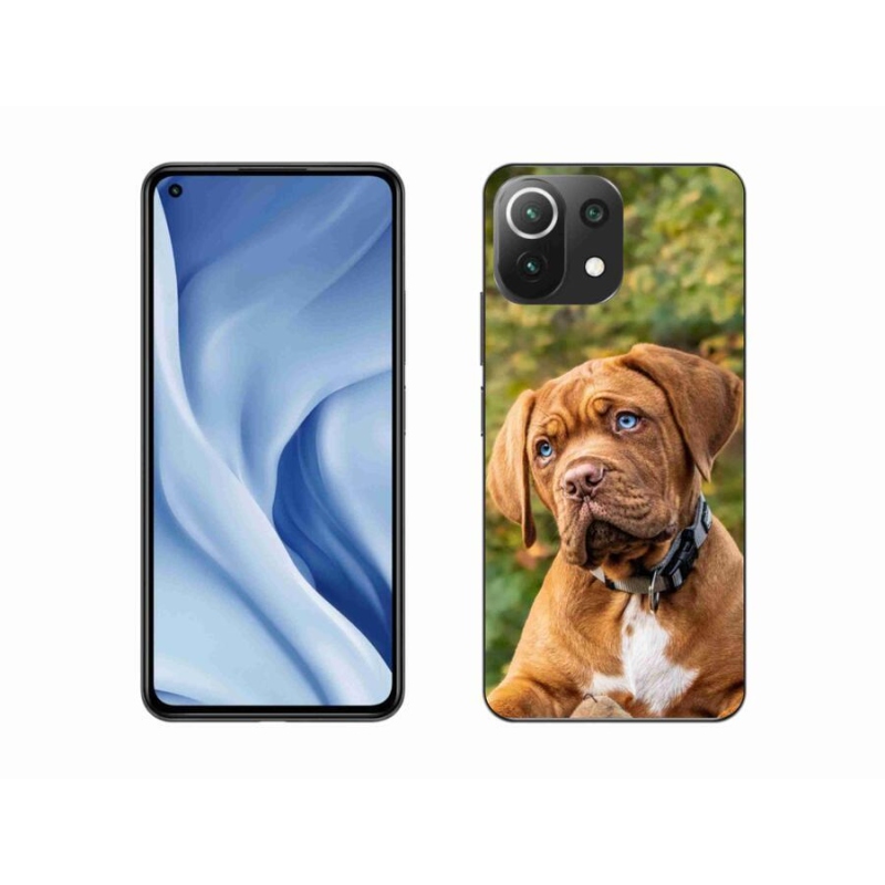Gél borítás mmCase a Xiaomi 11 Lite 5G NE számára - kölyökkutyakék