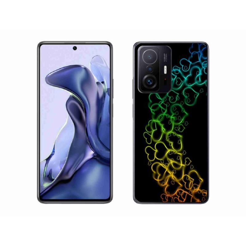 Gél borító mmCase a Xiaomi 11T-hez - színes szívek