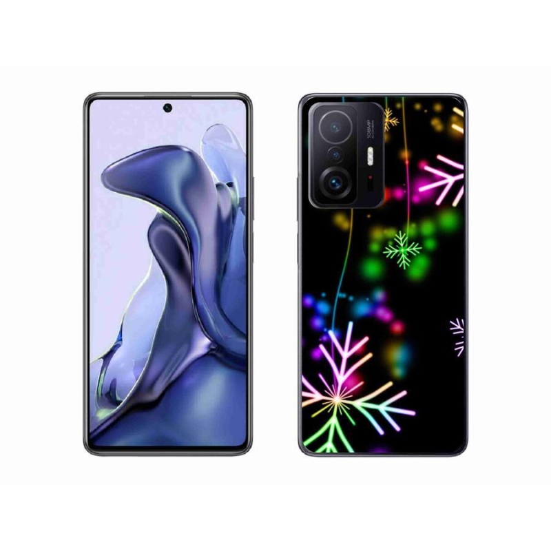 Gél borítás mmCase a Xiaomi 11T-hez - színes pelyhekkel
