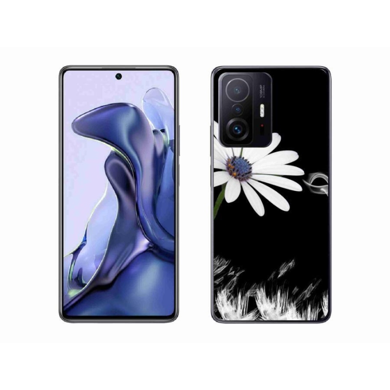 Gél borítás mmCase a Xiaomi 11T-hez - fehér virág