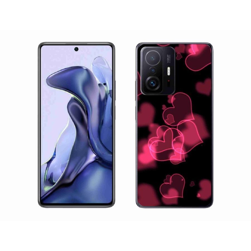 Gél borítás mmCase a Xiaomi 11T-hez - piros szívek