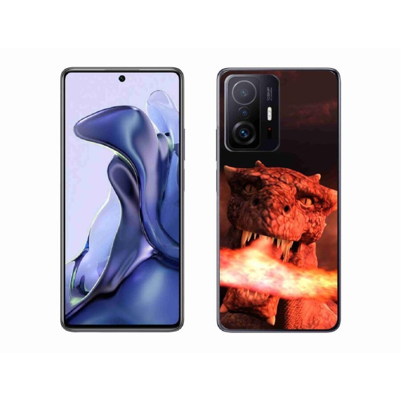 Gél borítás mmCase a Xiaomi 11T számára - sárkány