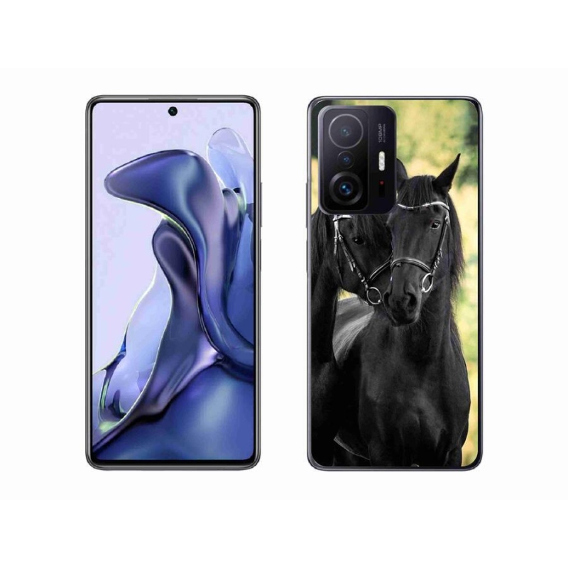 Gél borítás mmCase a Xiaomi 11T-hez - két fekete ló