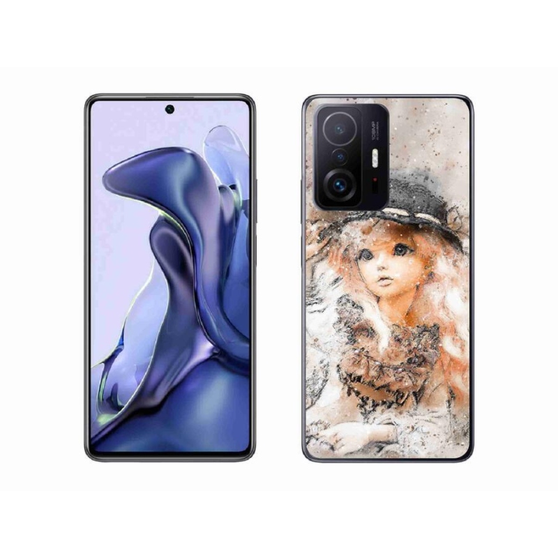 Gél borító mmCase a Xiaomi 11T-hez - lány kalapban
