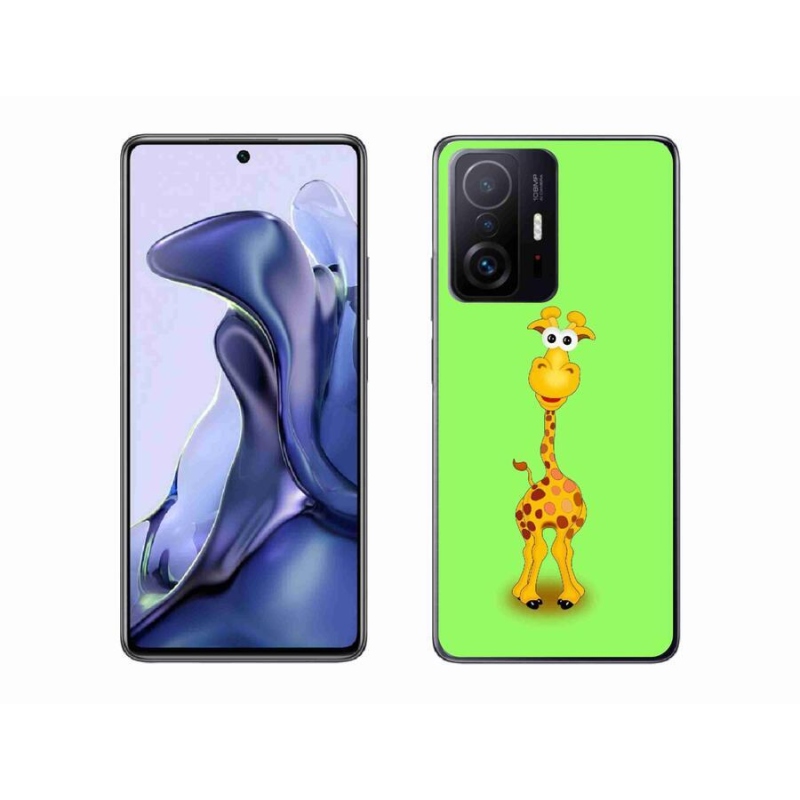 Gél borítás mmCase a Xiaomi 11T-hez - rajzfilm zsiráf