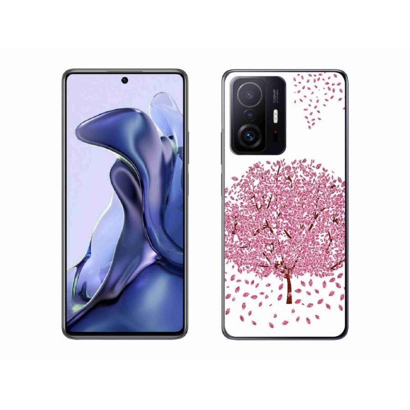 Gél borító mmCase a Xiaomi 11T-hez - rajzfilmfa levelekkel