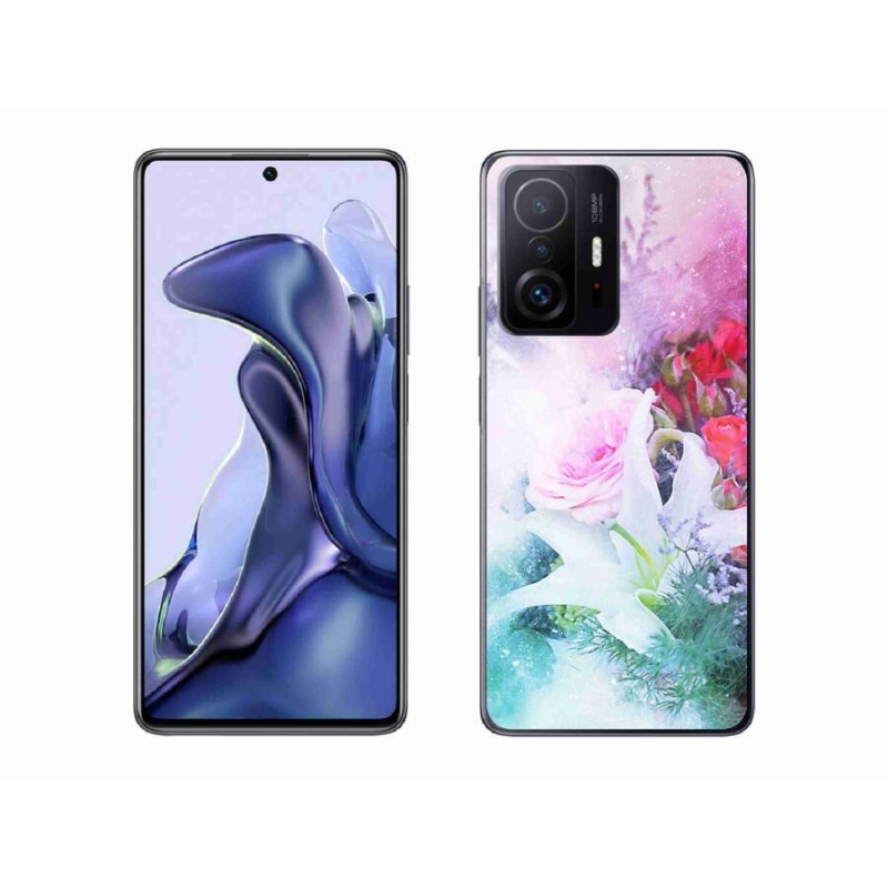 Gél borítás mmCase a Xiaomi 11T számára - virágok 4