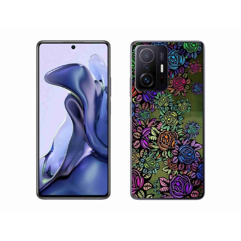 Gél borító mmCase a Xiaomi 11T számára - virágok 6