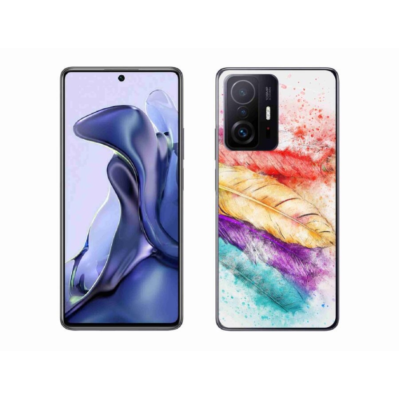 Zselés borítás mmCase a Xiaomi 11T Pro számára - színes tollak