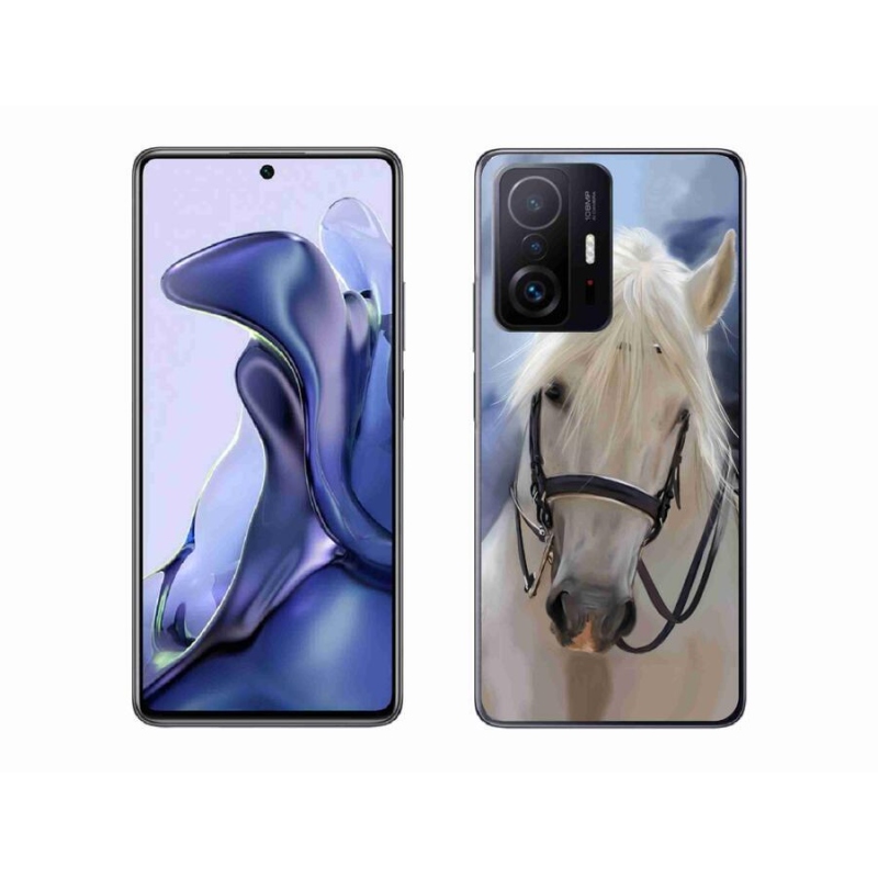 Gél borítás mmCase a Xiaomi 11T Pro számára - fehér ló