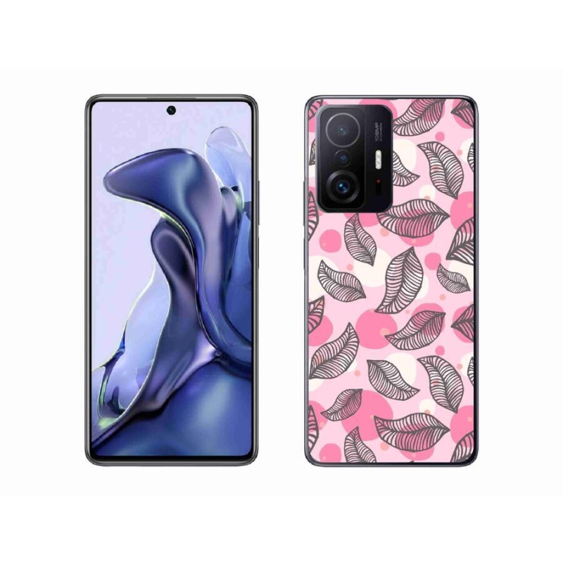 Gél borítás mmCase a Xiaomi 11T Pro számára - rajzfilmes hulló levelek