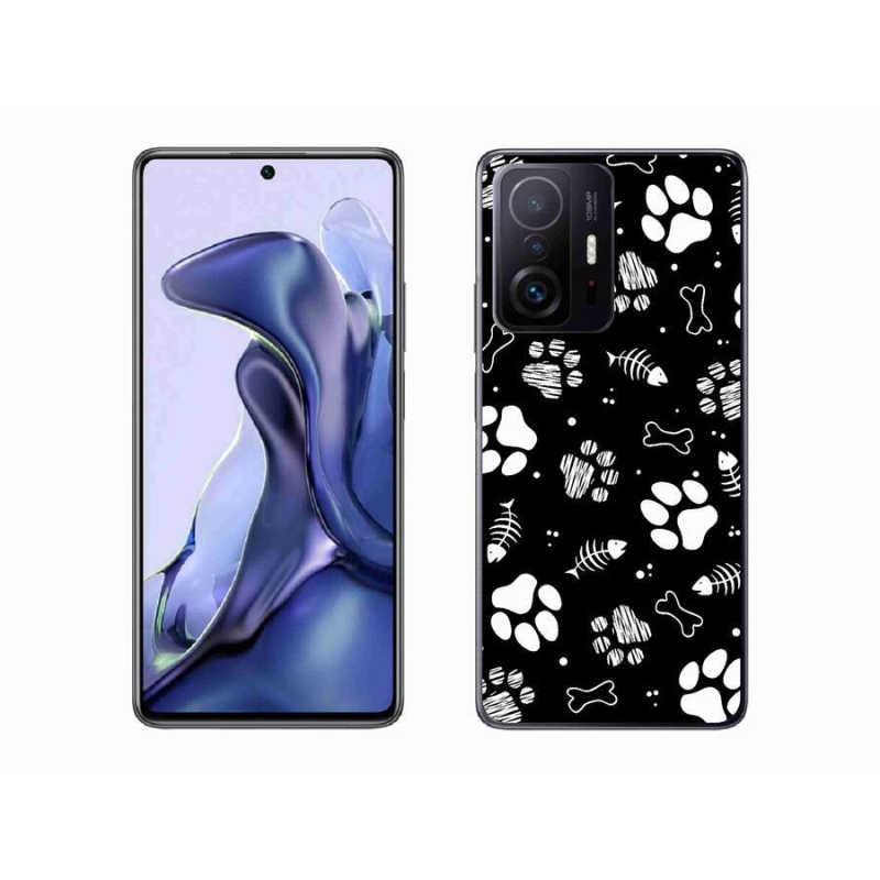 Gél borítás mmCase a Xiaomi 11T Pro számára - kutyamancsok