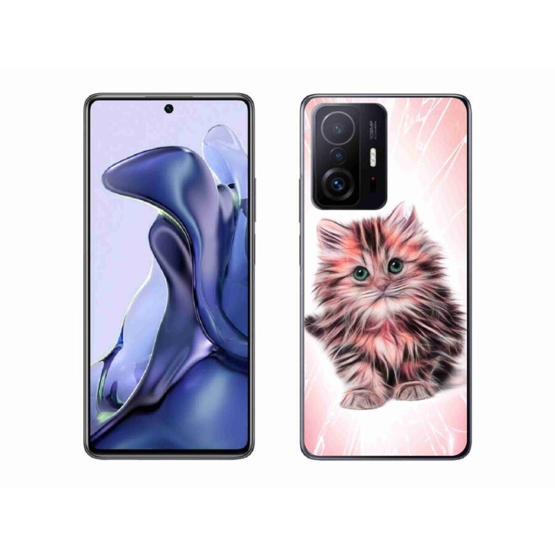 Gél borítás mmCase a Xiaomi 11T Pro számára - aranyos cica