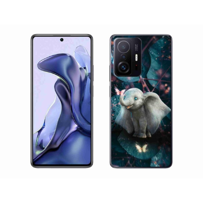 Gél borítás mmCase a Xiaomi 11T Pro számára - aranyos elefánt