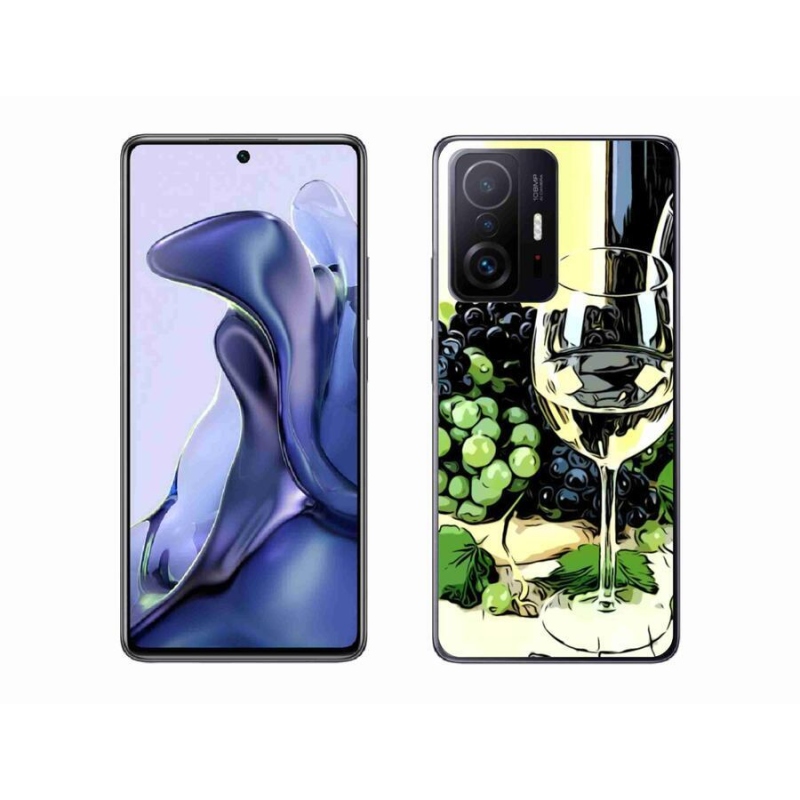 Gél borítás mmCase a Xiaomi 11T Pro számára - pohár bor