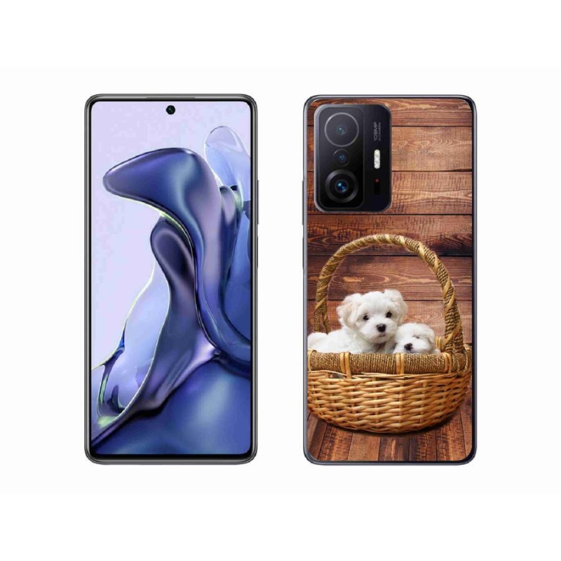 Gél borítás mmCase a Xiaomi 11T Pro számára - kölyökkutyák