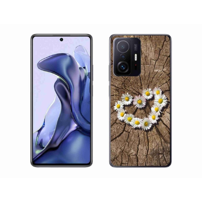 Gél borítás mmCase a Xiaomi 11T-hez - százszorszépek szíve