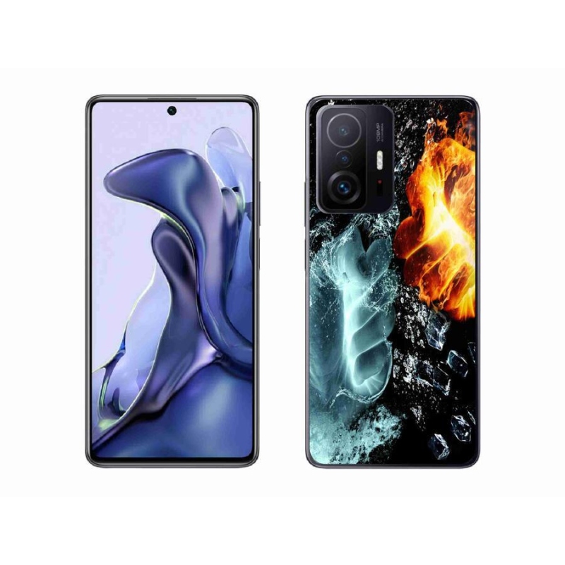 Gélburkolat mmCase a Xiaomi 11T számára - víz és tűz