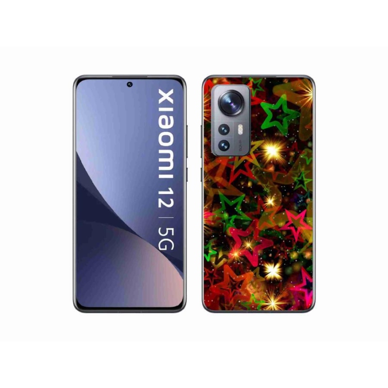 Gél borítás mmCase a Xiaomi 12 - színes csillagok számára