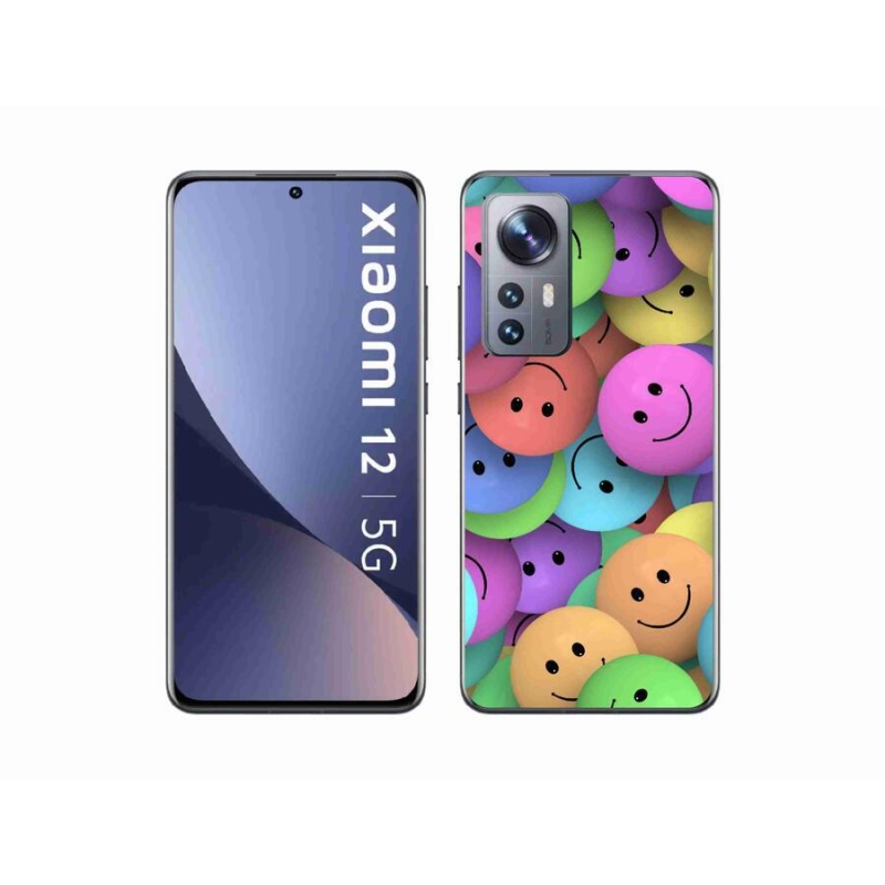 Gél borító mmCase a Xiaomi 12-hez - színes smiley-k