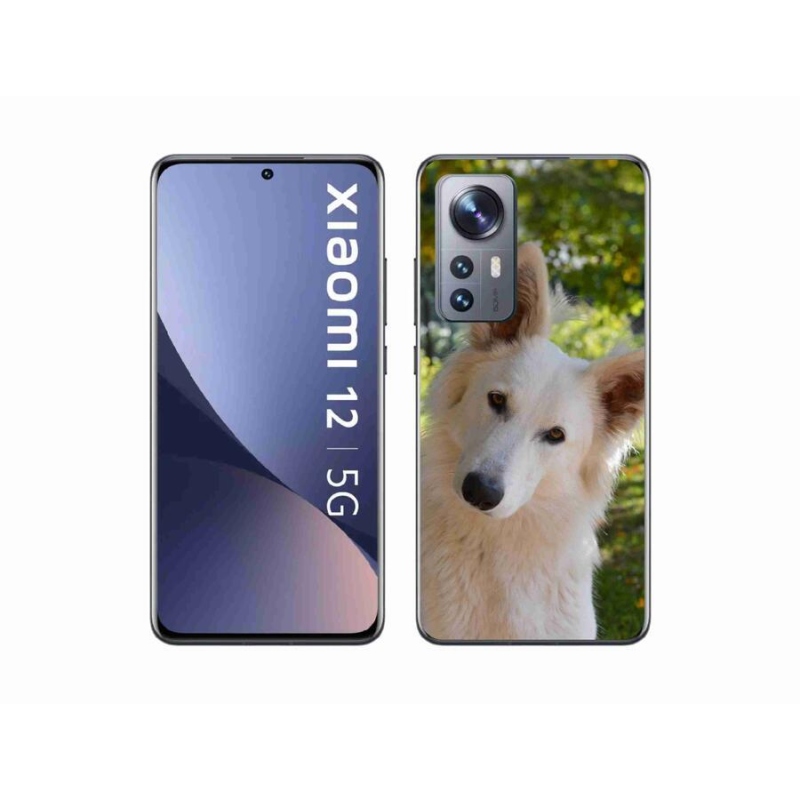 Gél borító mmCase a Xiaomi 12 - fehér svájci juhász 1