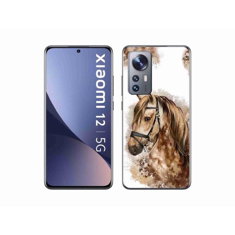 Gél borító mmCase a Xiaomi 12 - barna rajzfilm lóhoz