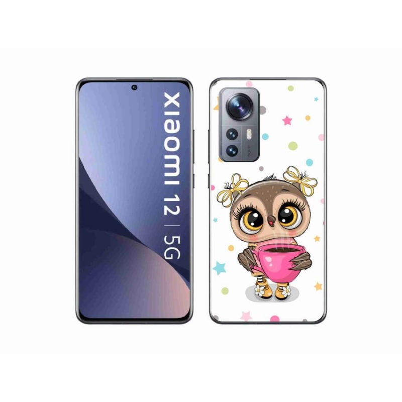 Gél borító mmCase a Xiaomi 12-hez - rajzfilm bagoly