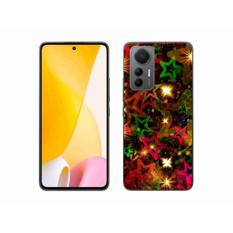 Gél borítás mmCase a Xiaomi 12 Lite-hoz - színes csillagok