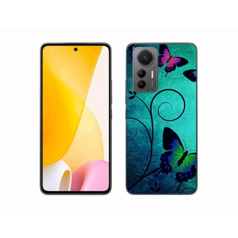 Gél borítás mmCase a Xiaomi 12 Lite számára - színes pillangók