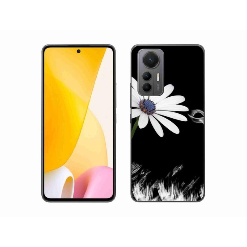 Gél borítás mmCase a Xiaomi 12 Lite-hoz - fehér virág
