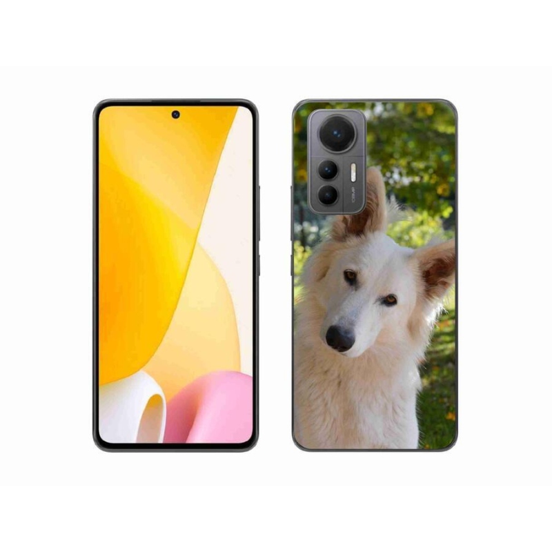 Gél borítás mmCase a Xiaomi 12 Lite-hoz - fehér svájci juhász 1