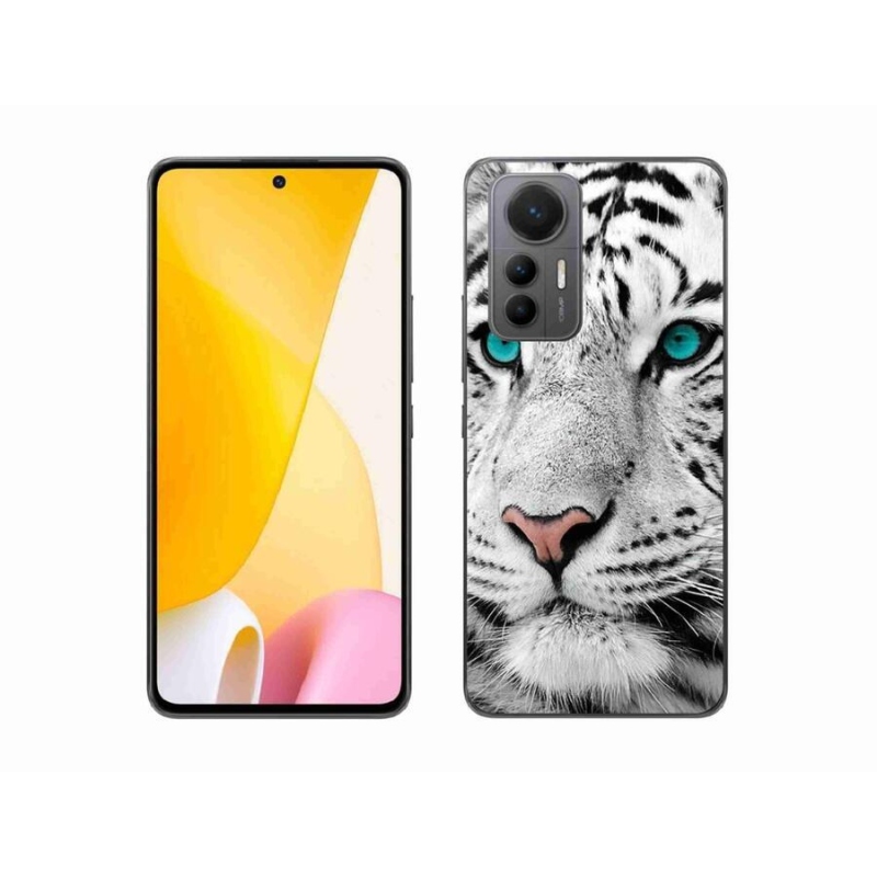 Gél borítás mmCase a Xiaomi 12 Lite készülékhez - fehér tigris