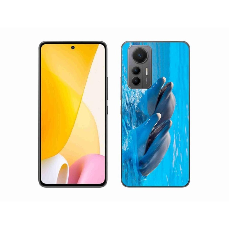 Gél borítás mmCase a Xiaomi 12 Lite számára - delfinek