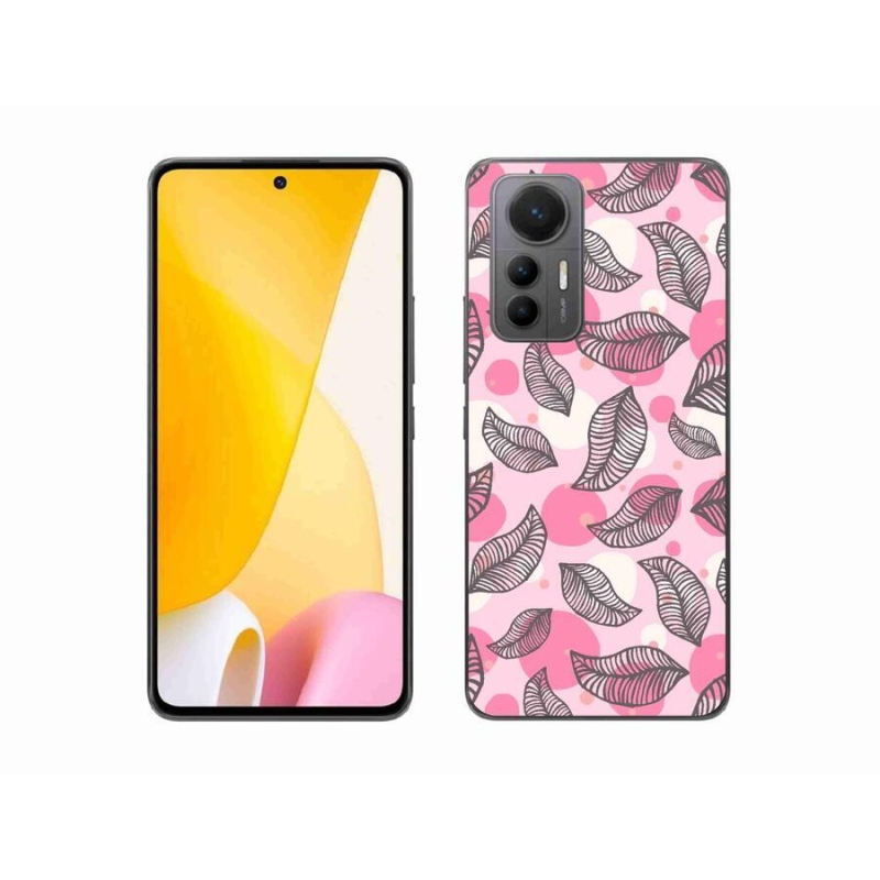 Gél borítás mmCase a Xiaomi 12 Lite-hoz - rajzfilmes hulló levelek